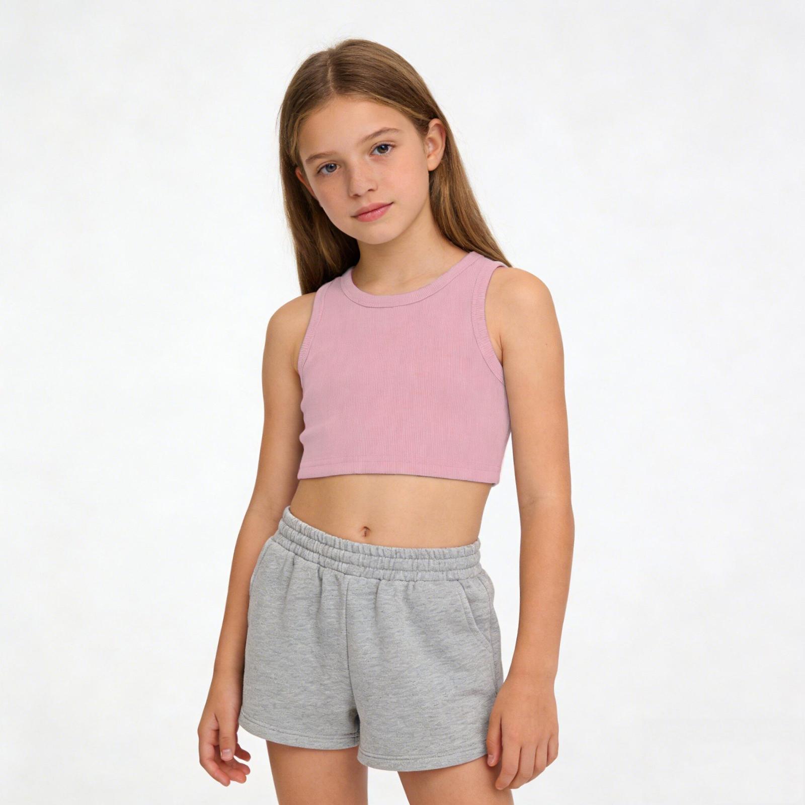 

Детская повседневная футболка с короткими рукавами и круглым вырезом с принтом, модная 120 розовый