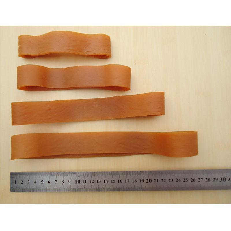 Durchmesser 95 mm – 190 mm Breite 6 mm – 30 mm Gelbe hochelastische Gummibänder Zubehör Dehnbare Latexringe Dicke 3 mm