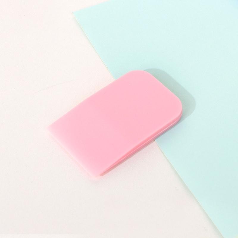 Flat Edge Silicone Makeup Brush Gentle Streakless Coverage Nonabsorbent Quick Wash Long Lasting Beauty Essential