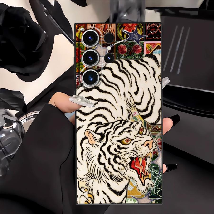 Cool Tiger Leopard Funda Phone Cover Case for Samsung Galaxy S26 S10 S9 Note 20 Ultra 8 9 10 S23 S20 S24 Plus S21 FE S25 Ultra