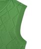 COVERNAT Argyle Scallop Knit Vest Sour Apple