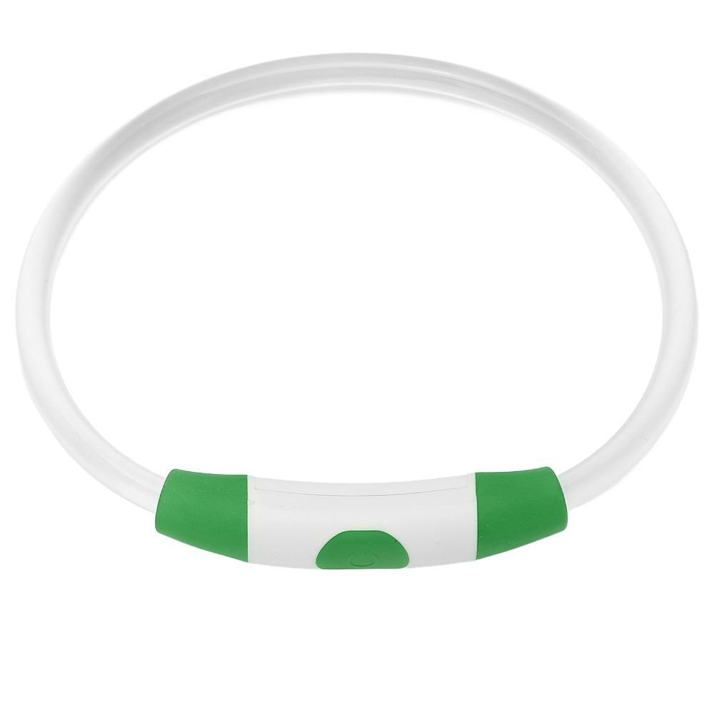 Tube Shape Dog Collar USB Charging Light Collar Safety Design Pet Collar  Dog Walking