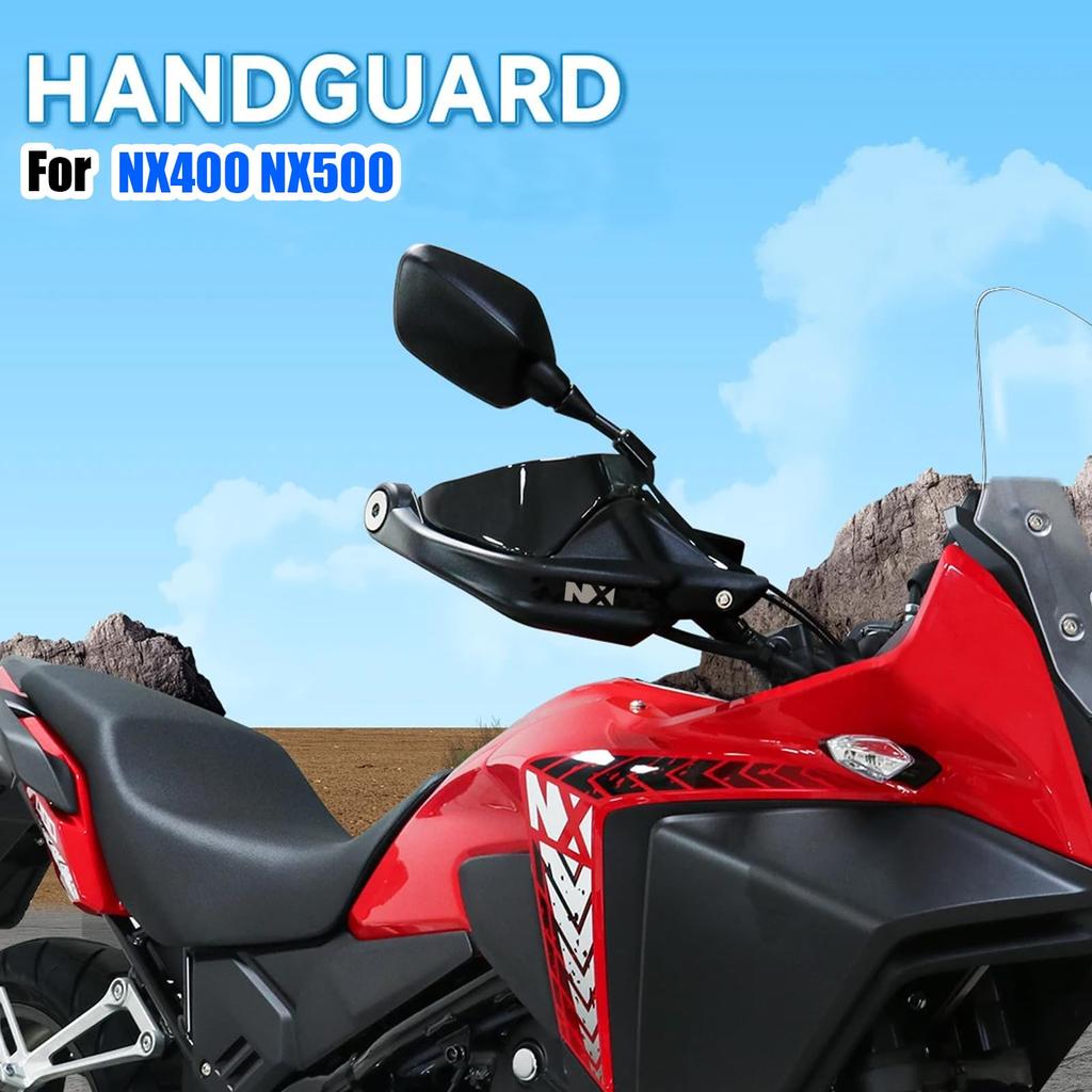 HUANGCJCJ Motorcycle Modified Windshield Handguard Protective Cover for and NX500 Smoke Gray Color NX400, NX500, NX400, (2024-2025) - (Used)