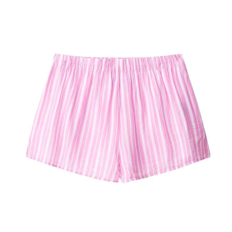 Kaslead New Arrival Women's Clothing Fashion Style Fashion Stripes Loose Shirt Shorts 7521078 7200412