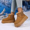 Winter Women Snow Boots Plush Warm Non Slip Shoes Ladies Flats Sneakers Casual Slip On Female Ankle Boots Botas Mujer