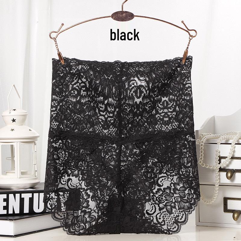 Plus Size Sexy Lace High-Waisted Women's Breathable Panties