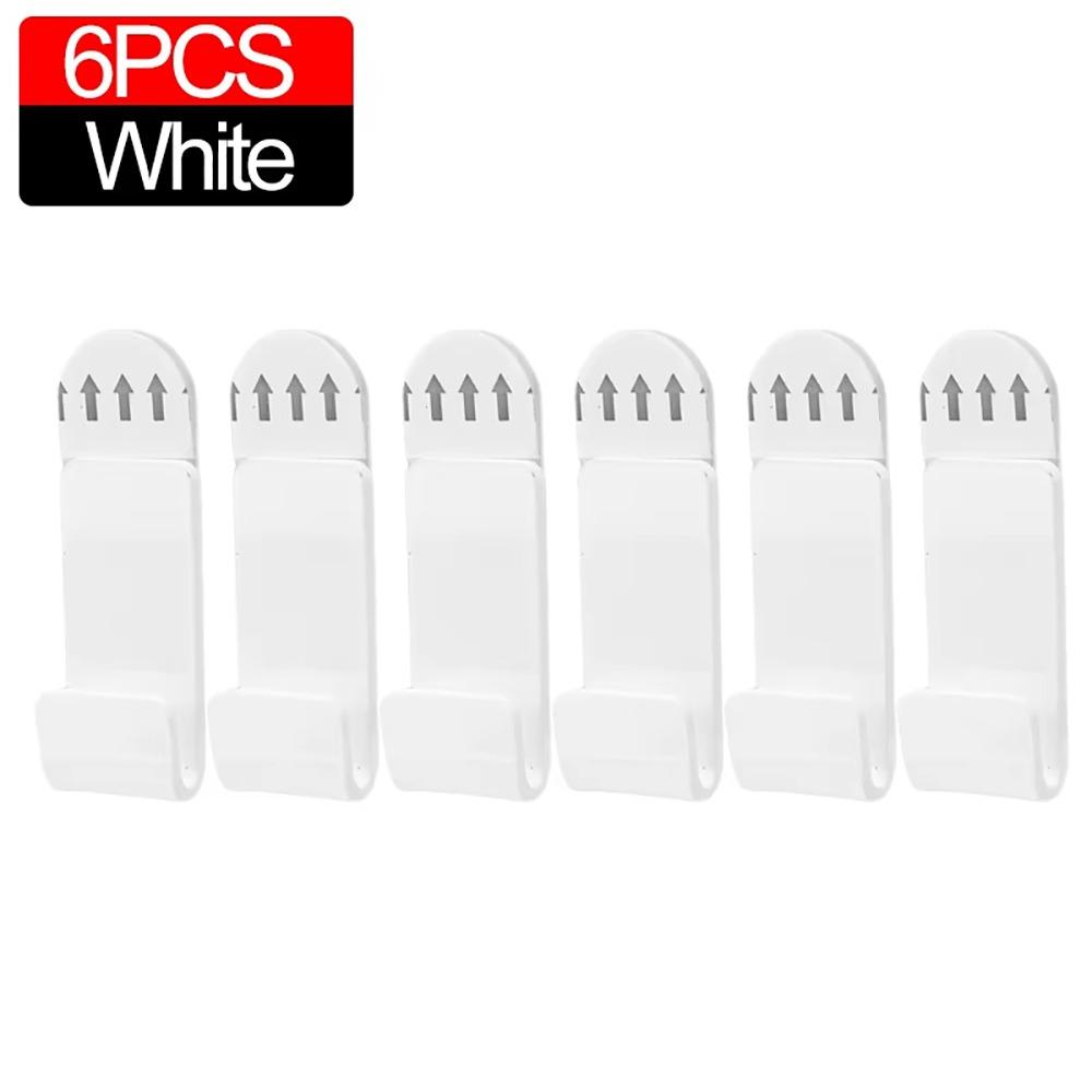 

6 шт. Настенный держатель для пластинок Акриловая подставка для демонстрации альбомов и дисков Прочная полка для хранения 6Pcs White