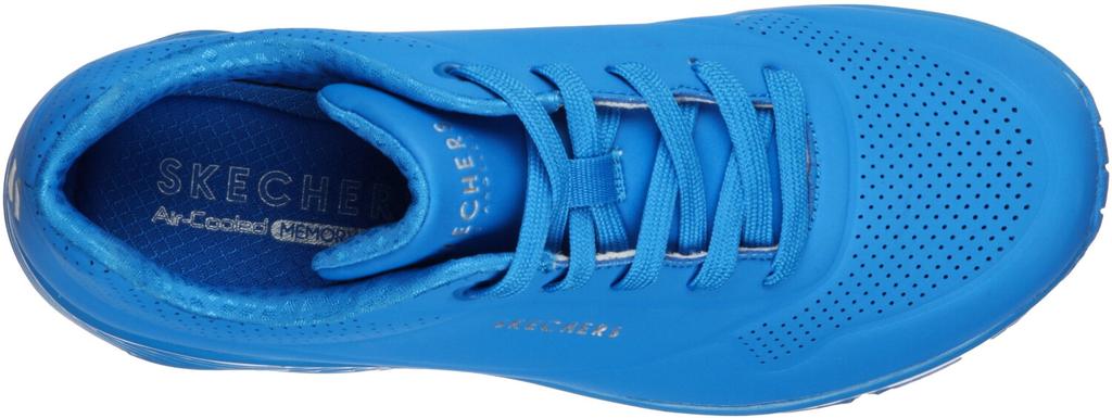 Skechers Uno Night Shades Women (73667) неоново-синие кроссовки