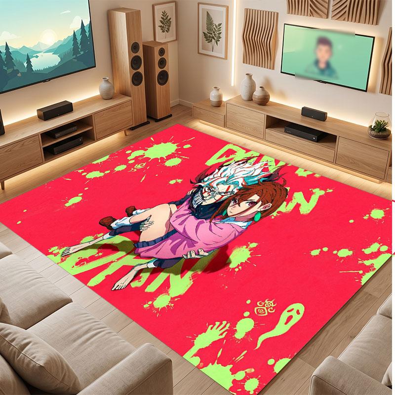 Dandadan Rug Soft Thick Non Slip Floor Carpet for Bedroom Living Room Home Decor