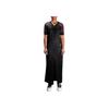 adidas Originals Logo Embroidered V-Neck Long Short Sleeve Dress Women Dresses Gray DT9489