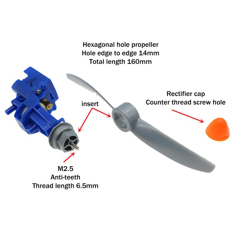 130 Motor Dc 3.7V Aircraft Power Unit High Speed Large Wing Wind Pull Kit Kids' Toy Rc Drone Airplane Quadcopter Model