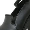 Gdgydh Black Platform Mary Jane for Women with Buckle High Heel Shoes Comfort Nightclub Shoes Block Heels Ankle Strap