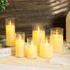 Acrylic LED Candle Light with Swaying Flame and Cup