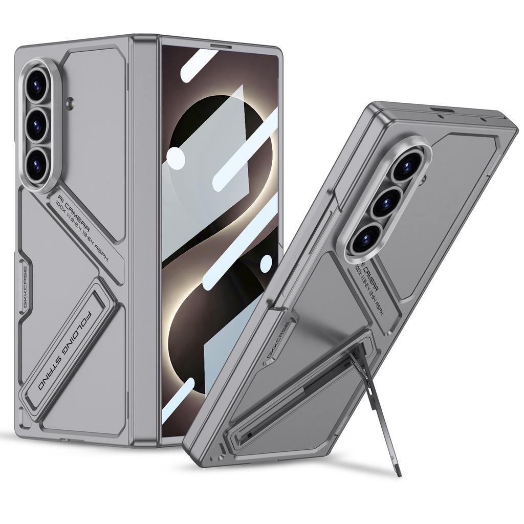 New View Casing for Samsung Galaxy Z Fold 8 Ultra Case Hinge Protection Strap Stand with Film Mobile Phone Cover