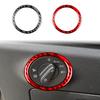 For Volkswagen Sagitar - Carbon Fiber Car Interior Accessories Decorative Stickers Headlight Switch Outer Ring Button