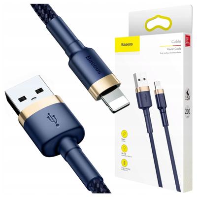 Baseus Cafule 2.4A 1M Lightning USB Cable (Gold-Garnet)