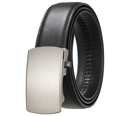 Men'S Belt Automatic Buckle, Belt Men'S, Casual, Business Youth Cowhide Belt Ly36-25566-1