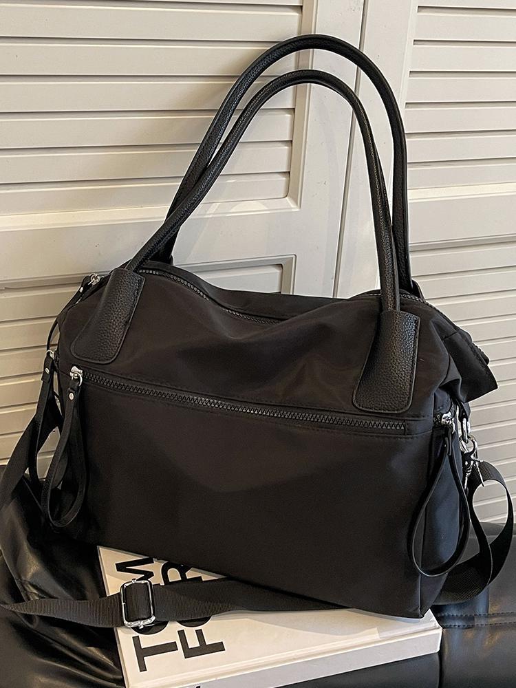 Damen Große Tragetasche aus Oxford-Gewebe - Vielseitige Umhängetasche für Herbst-/Winterreisen 2025