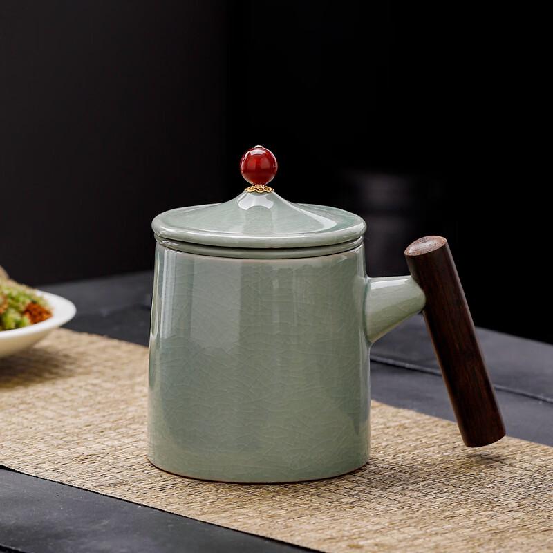 

OLOEY Ge Kiln Ceramic Mug Set with Rope