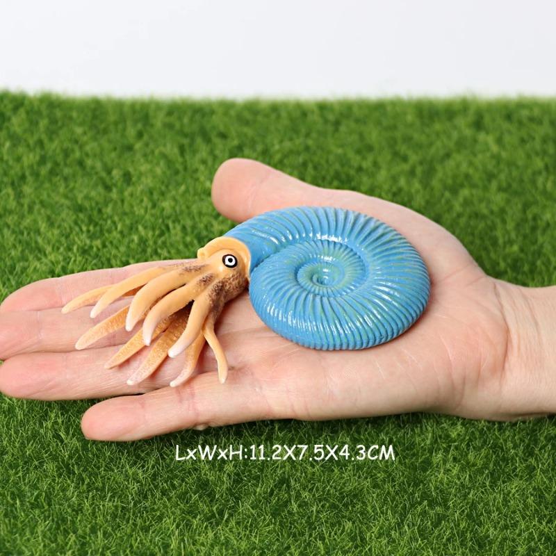 

Plastic Prehistoric Sea Creature Ancient Cambrian Ocean Animal Nautilus,Trilobita,Baculite,Opabinia,Pikaia Marine Figurines Toys