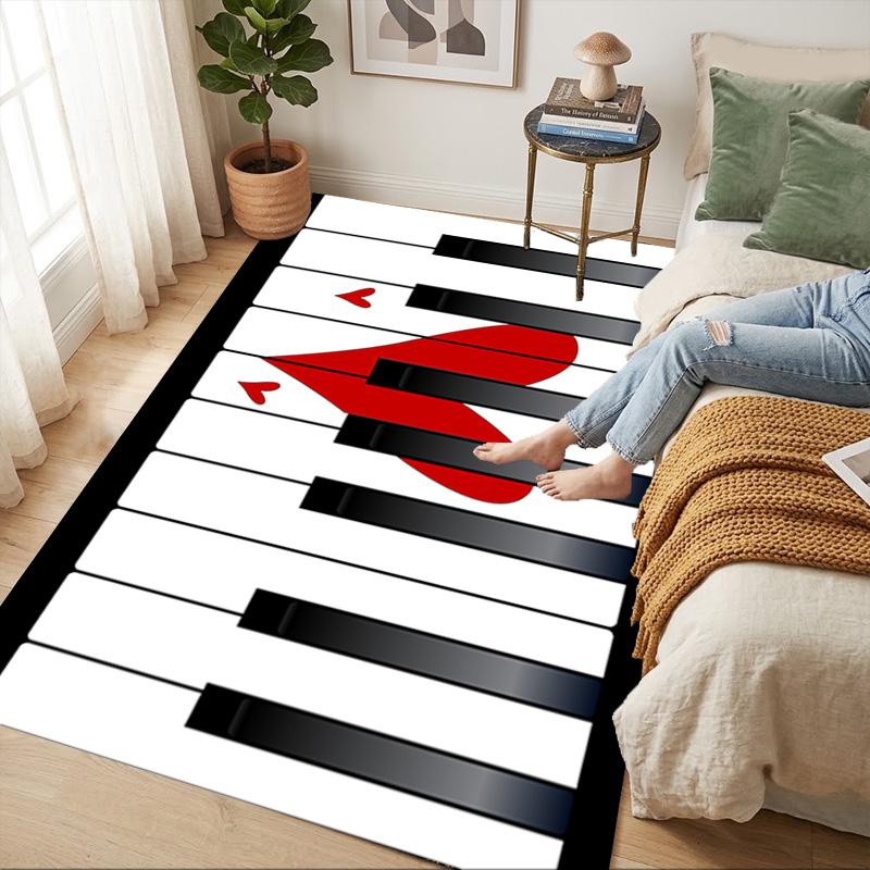 Love Notes Living Room Nonslip Area Rug Soft Carpet For Bedroom Game Playroom Sofa Office Home Decor Doormat Christmas Gift C930684