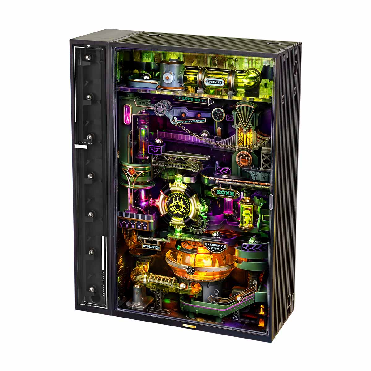 Robotime Light Rokr Alchemy City Marble Run Mechanical 3D Puzzle Mr04s
