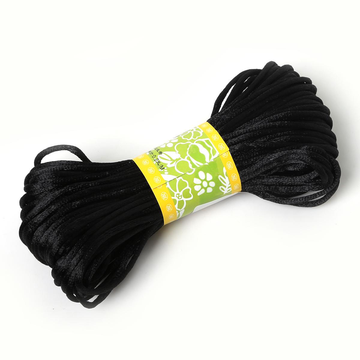 

Цветной нейлоновый шнур, 20м чёрный