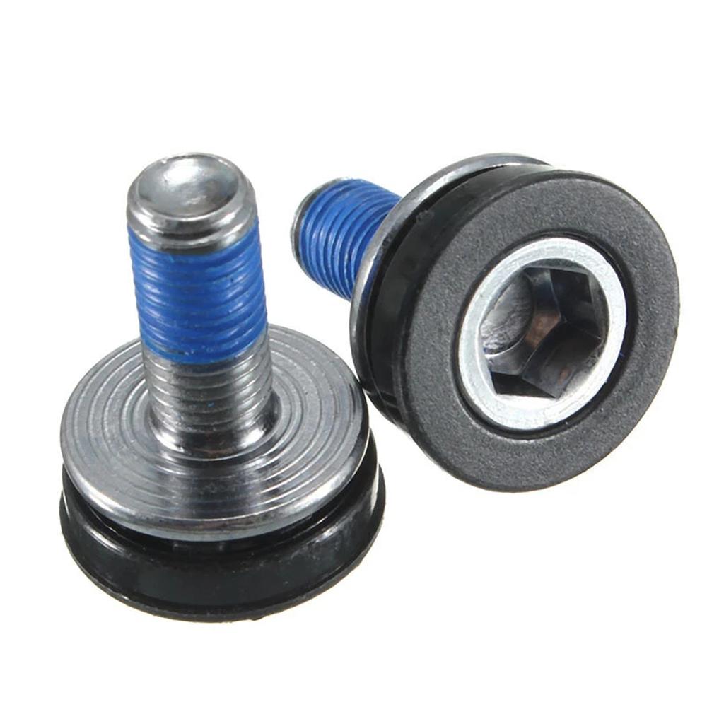 Mountain Bike Square Hole Bottom Bracket Screw Crank Arm Bolts Bike M8 Screw Hexagon Bottom Nuts