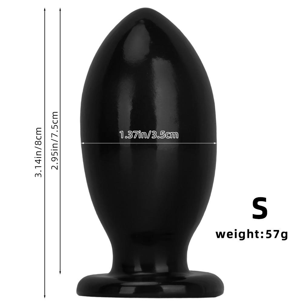Black PVC Dildo Simulated Penis Anal Plug Fisting Sex Toy Strap On Cock Big Dick Masturbator Realistic Cock