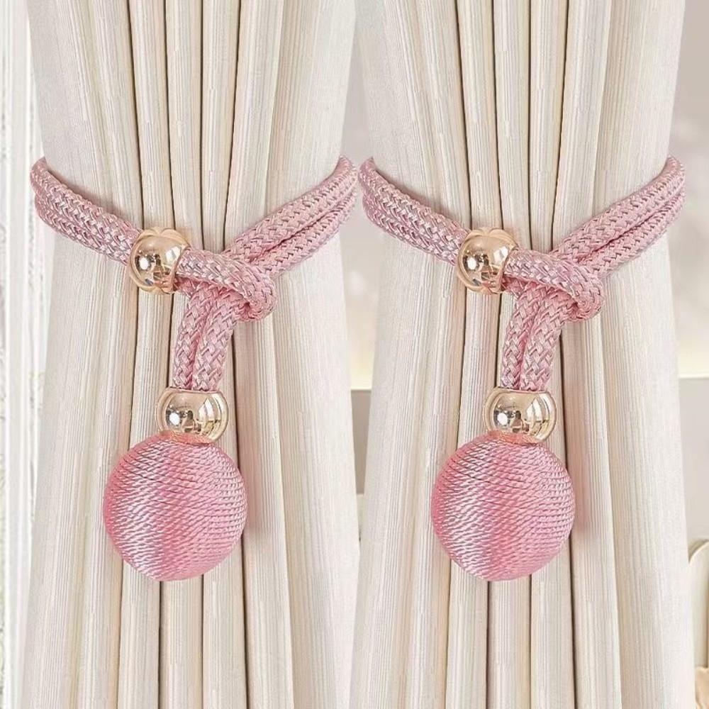 1 Par de Cuerda Sencilla para Cortina Correas Ajustables para Atar Cortinas Sujetador de Cortina Decoraciones para el Hogar