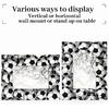 Soccer Balls 5x7 Picture Frame, Photo Frame 5x7 for Wall Hanging and Tabletop Display, Photo Picture Frame for Vertical or Horizontal Display
