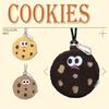 Cute Plush Wallets With Rope Quirky Funny Key Pouch Cartoon Coin Holders Unique Creative Cookie Chest Bag For Casual Use