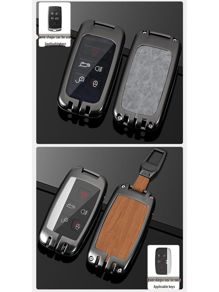 Pouzdro na klíč Land Rover pro Range Rover, Defender, Velar, Evoque, Discovery 4, Freelander a Discovery 5 - Kovová taška na klíče od auta.