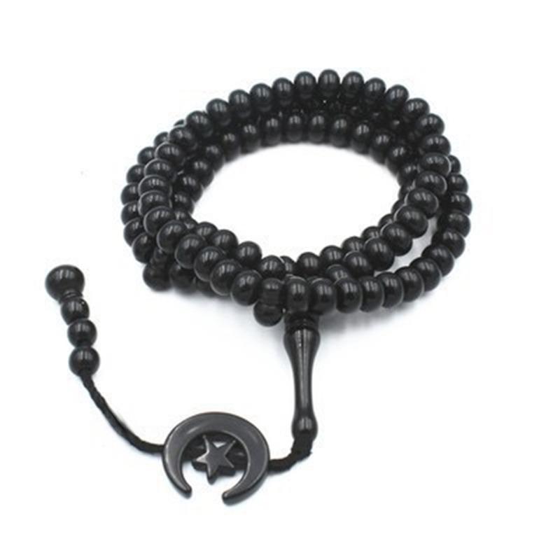 99 Tasbih Rosary Beads 8mm Prayer Beads Wrap Bracelets Necklace Rosary 99 Worry Beads Wrist Wrap Bracelets for Women Men