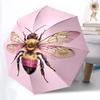 1pc Bee Umbrella Portable Folding Umbrella Durable Iron Frame, Suitable for All Seasons Home Travel Outdoor Yy260319048
