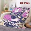 Bocchi the Rock 2D Flat Pattern Flannel Blanket High Quality All Seasons Warmth and Comfort Perfect for Christmas Gifts.PMT0914253