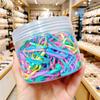 Dopamine Color Hair Ties for Kids: High Elasticity, Gentle On Hair, Canned for Convenience