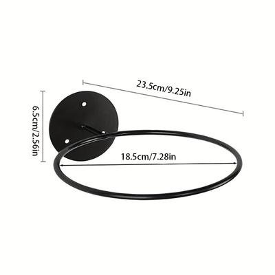 1pc/2pcs Metal Wall Mounted Sports Ball Display Stand For Basketball, Football, Volleyball, Durable Wall Storage Rack