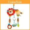 Baby Elephant Lion Plush Elephant Lion Car Bed Hanging Toy With Rattles For Newborns And Infants