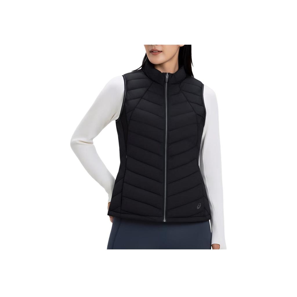 Asics Fashion Stand Collar Warm Comfortable Duck Down Vest Women Vest 2032D406-001
