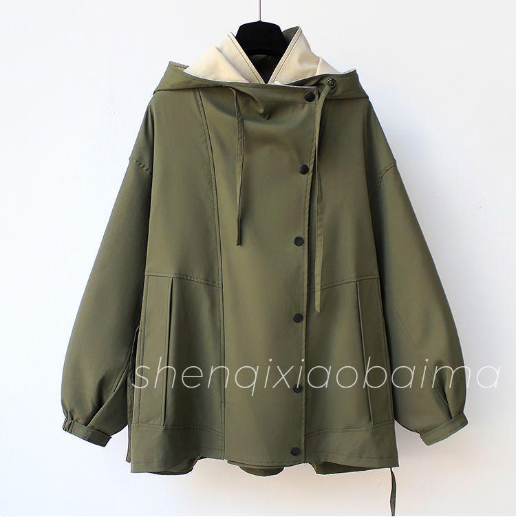 Korean Style Autumn Slimming Mid-Length Trench Coat - 2025 Casual Women's Fashion