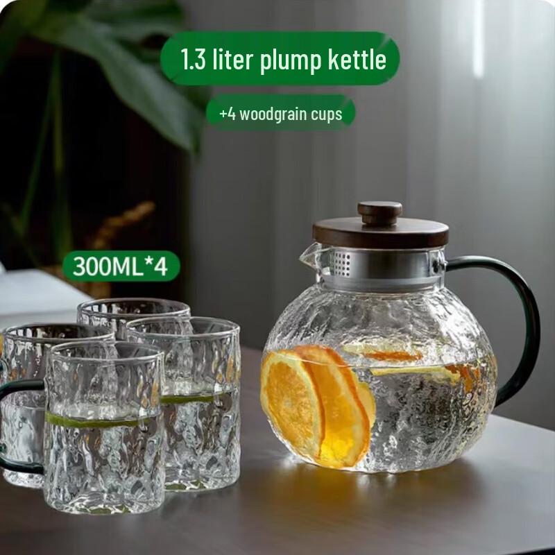 

Набор стеклянных кувшинов для воды Shangqi с 4 стаканами