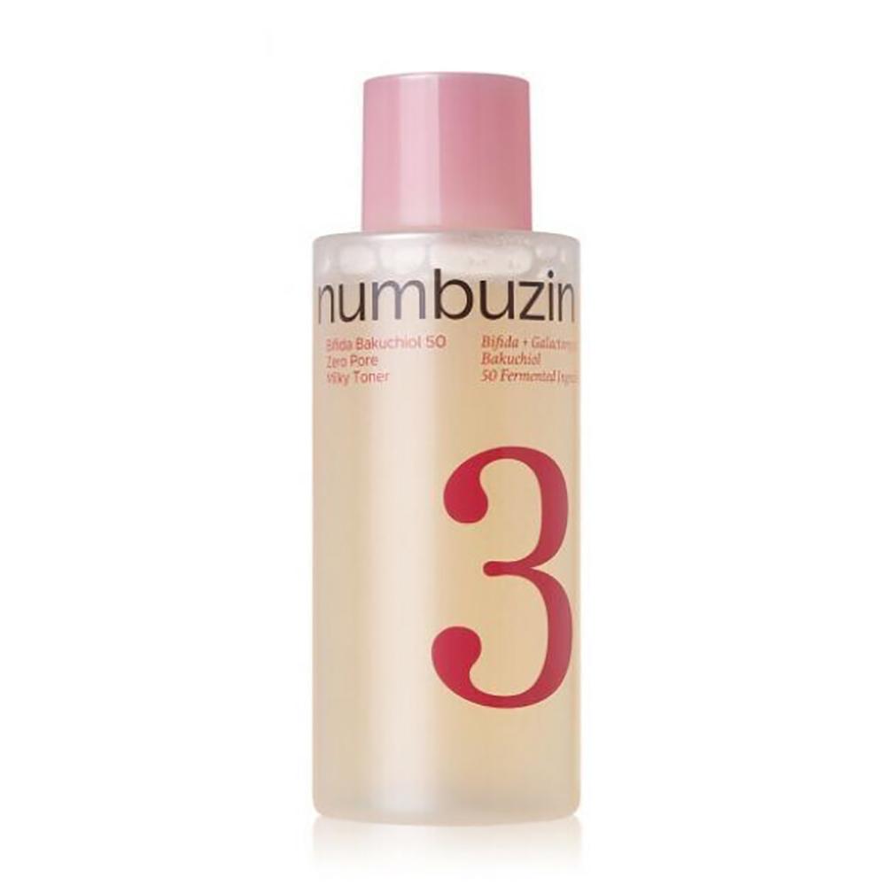 numbuzin - No.3 Bifida Bakuchiol 50 Zero Pore Milky Toner 200ml – Glow Support, Skin Vitality, Korean