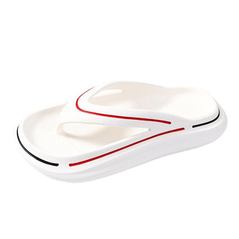 

Летние парные тапочки, повседневные, модные, простые, с толстой подошвой, удобные, мужские тапочки, песчаные, пляжные, противоскользящие, женские шлепанцы 46 белый