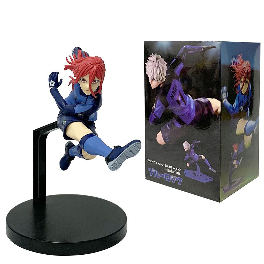 13cm Blue Lock Anime Figure Blue Football Uniform Nagi Seishirou Action Figure Itoshi Rin Figurine PVC Collection Model Doll Toy