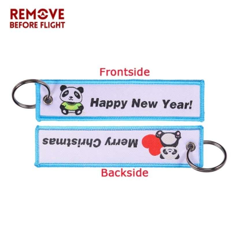 

Удалить перед полетом милый брелок с узором панды веселый рождественский брелок милые подарки белый