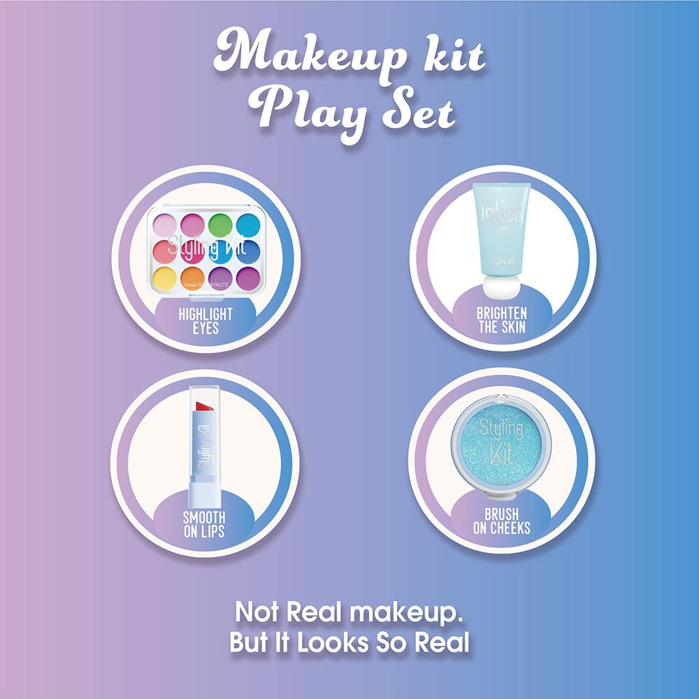 Kids Toys Simulation Cosmetics Set Pretend Play Makeup Toys For Girls Play House Simulation Make up Educational Toys Gifts