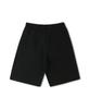 DOLPHIN WAVE APPAREL Dolphin Silicone Arch Logo Single-Pleat Shorts Black