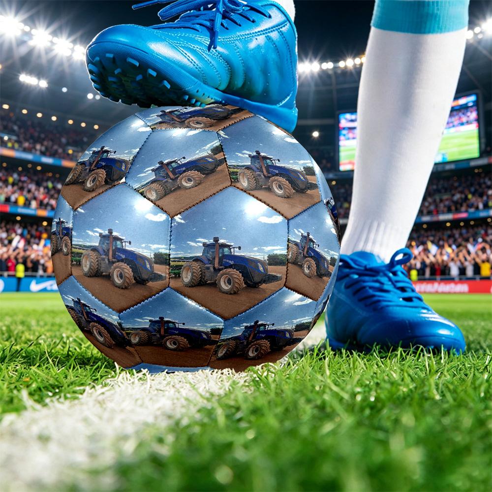 New Holland Print Size 5 Soccer Ball Durable Shock?Absorbing Sports Ball For Training Match Outdoor Playing