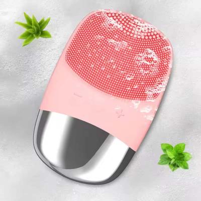 Perie electrică de masaj din silicon pentru pielea feței, scrubber, curățare facială, perie sonică vibrantă pentru față
